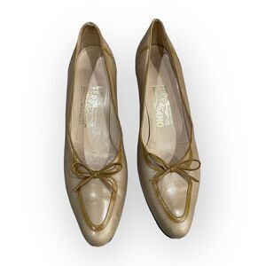 Salvatore Ferragamo Tan Pumps AAAA Narrow